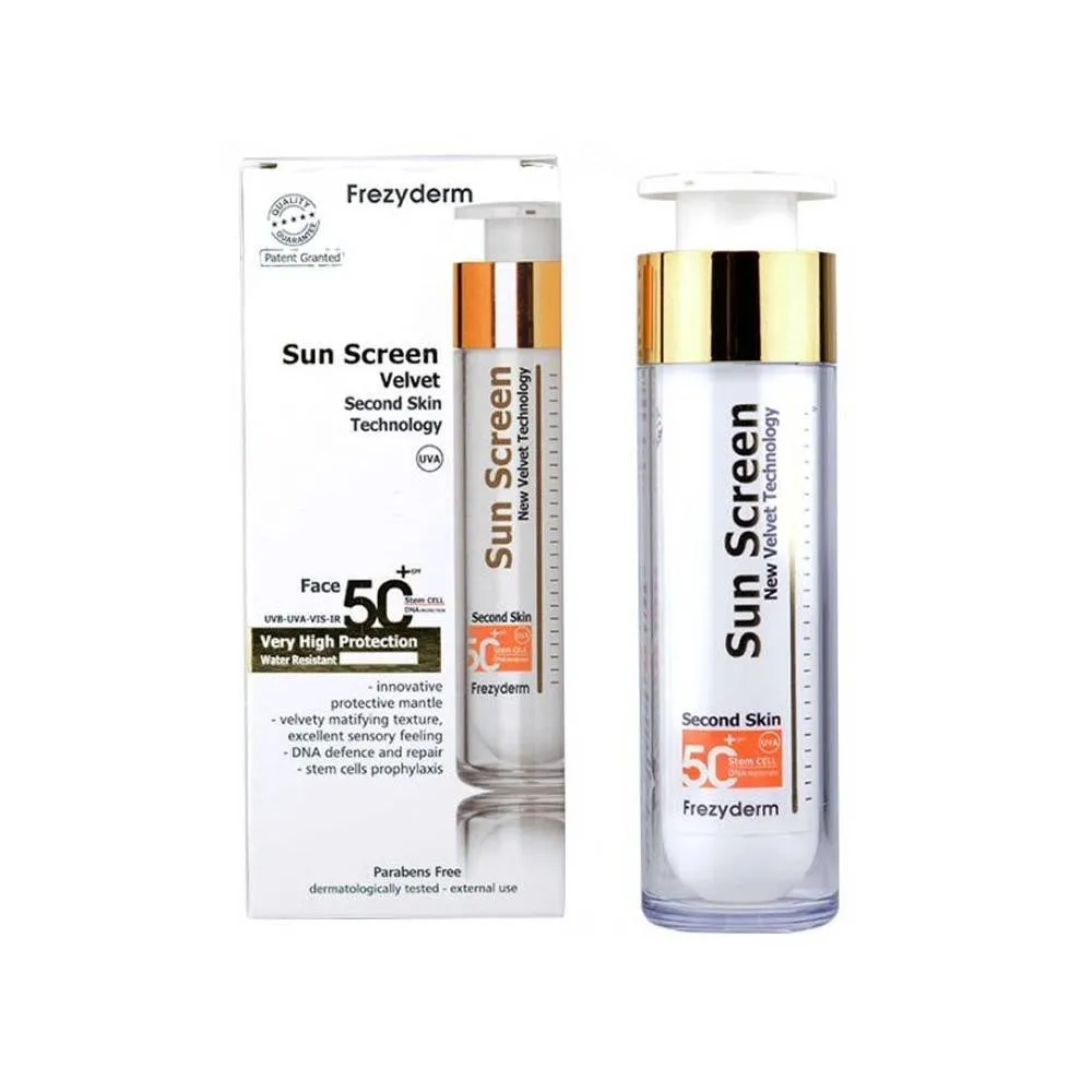 FREZYDERM SUN SCREEN VELVET FACE SPF 50 +