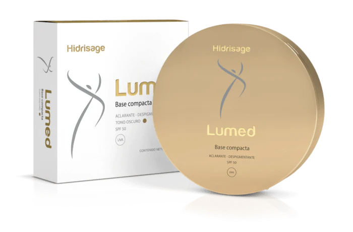 HIDRISAGE LUMED COMPACTO TONO OSCURO SPF 50